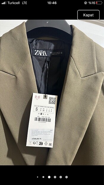 Blazer ceket