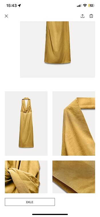 Zara Zara keten elbise