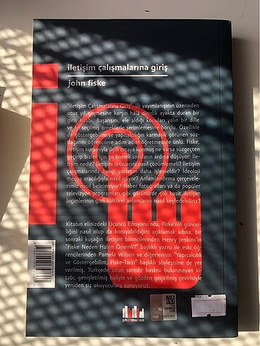  İletişim Çalışmalarına Giriş John Fiske