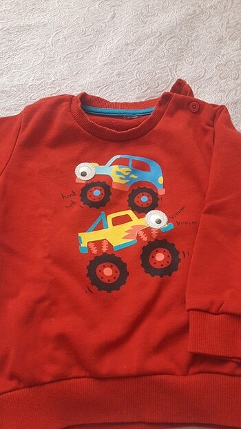 Erkek Bebek Kalın sweatshirt
