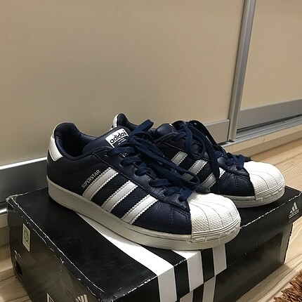 36,5 Beden lacivert Renk Adidas superstar