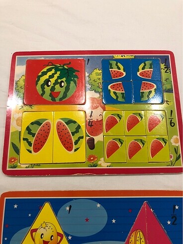 Beden Renk 2 ahşap puzzle