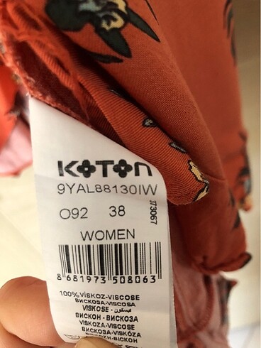 38 Beden çeşitli Renk Koton Bluz