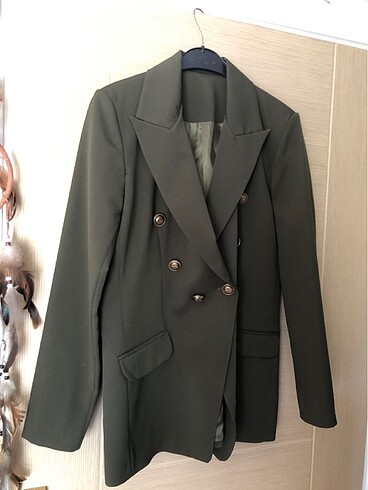 38 Beden haki Renk Blazer Ceket
