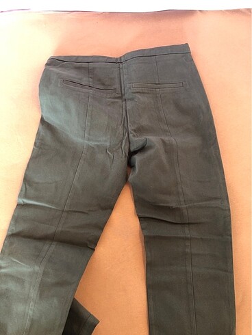 36 Beden yeşil Renk Kumaş Pantalon