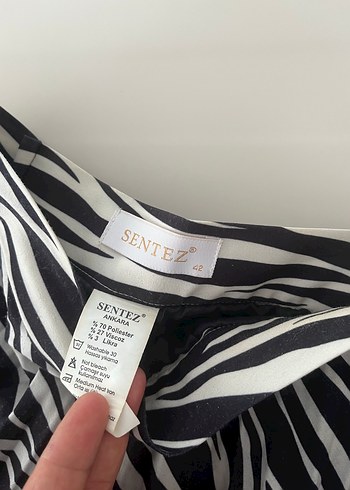 Zara Zebra Desenli Pilili Uzun Midi Etek