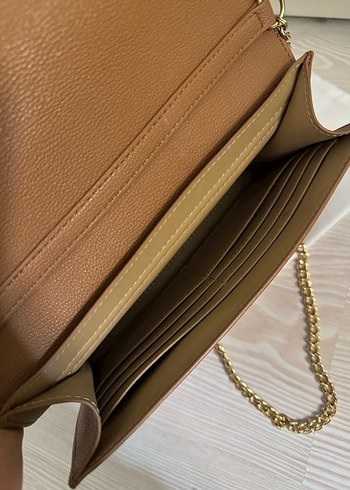 Love Moschino Kahverengi Zincir Detaylı Deri Çanta - Görsel 3