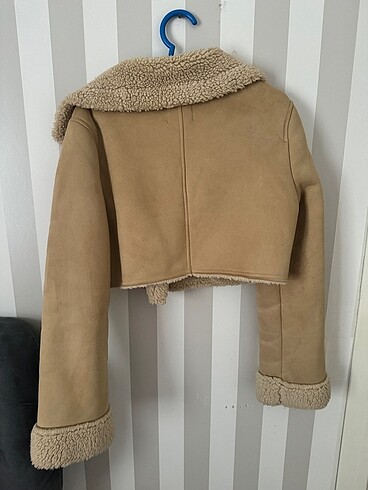 Bershka Bershka suni kürk kaban