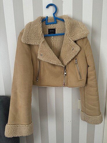 Bershka suni kürk kaban