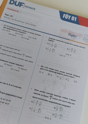  Başarı Merdivenleri AYT Matematik Uygulama Föyleri