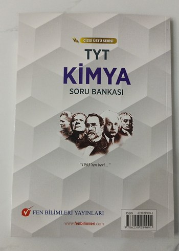  Beden TYT Kimya Soru Bankası Fen Bilimleri Yayınları