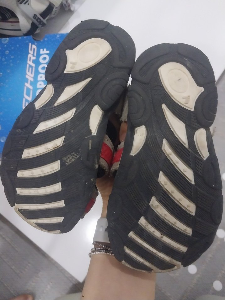 Cırt Cırtlı Kırmızı Gri Erkek Çocuk Sandalet - Görsel 2