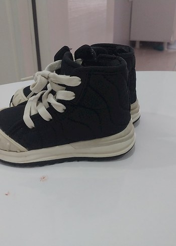 Gri Beyaz Erkek Çocuk Sneaker Velcro - Görsel 2