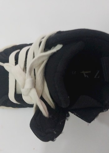 Gri Beyaz Erkek Çocuk Sneaker Velcro - Görsel 3