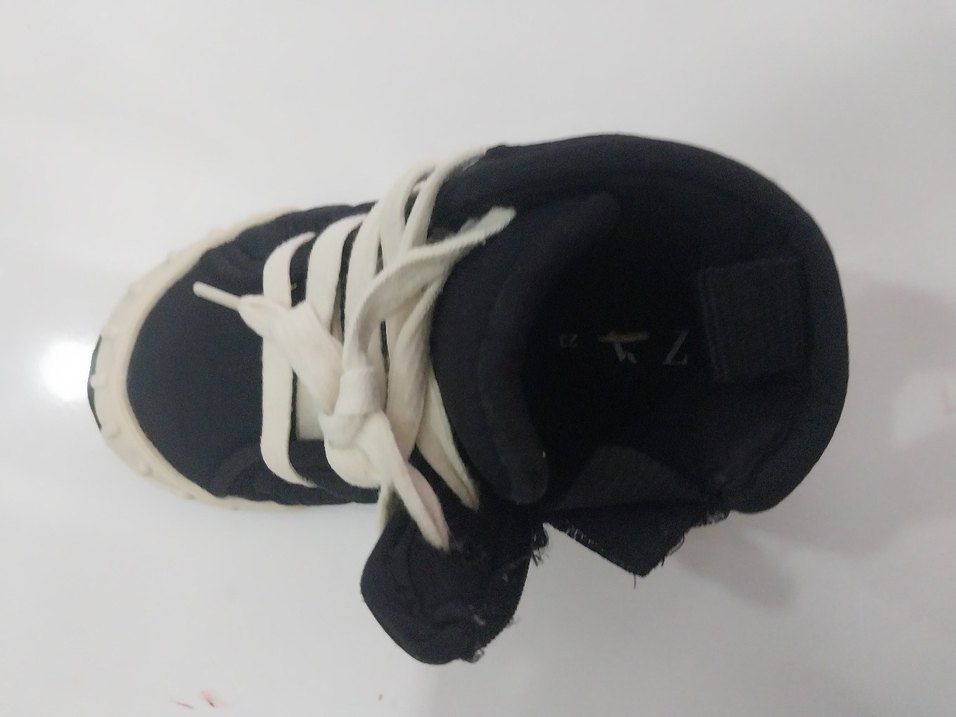 Gri Beyaz Erkek Çocuk Sneaker Velcro - Görsel 3