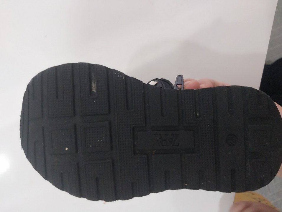 Gri Beyaz Erkek Çocuk Sneaker Velcro - Görsel 4