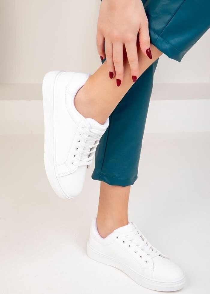 Beyaz sneaker - Görsel 2