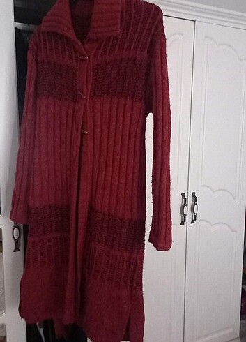 Kışlık uzun hırka uzunluğu 100cm 