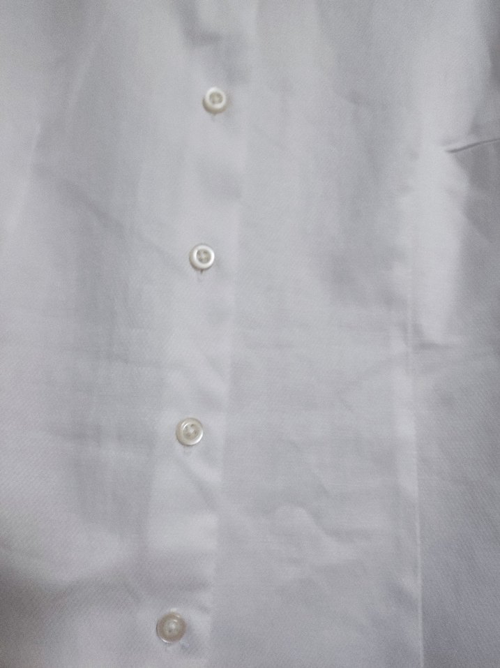 Beyaz Uzun Kollu Gömlek - Görsel 5