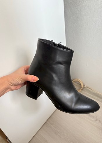 37 Beden siyah Renk Siyah Stiletto Topuklu Kadın Bot 37 Numara