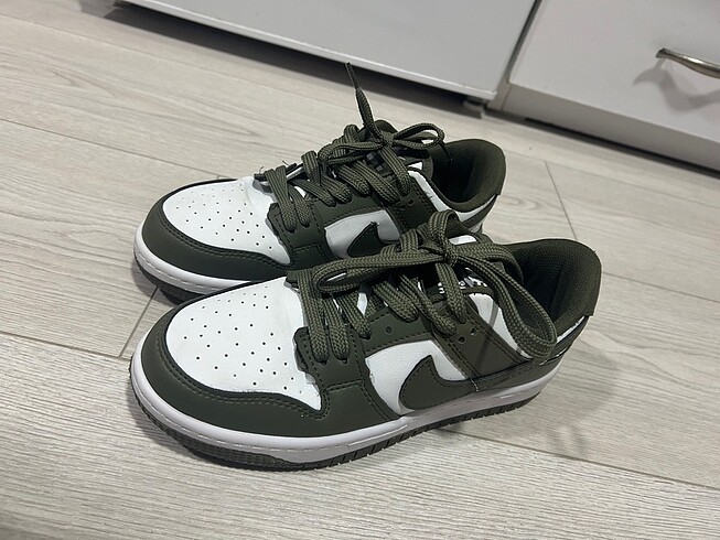 36 Beden haki Renk Nike Dunk Spor Ayakkabı