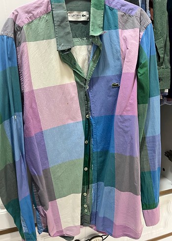 Lacoste Lacoste Çok Renkli Pastel Gömlek
