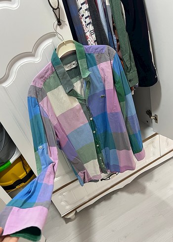 l Beden çeşitli Renk Lacoste Çok Renkli Pastel Gömlek