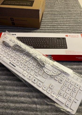 Beyaz TORIMA Kablolu Klavye - Görsel 2