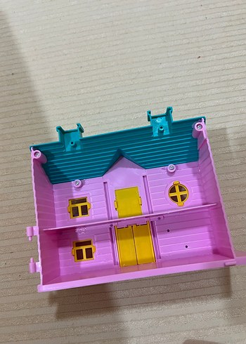 Pastel Renkli Pembe Oyuncak Ev - Görsel 3