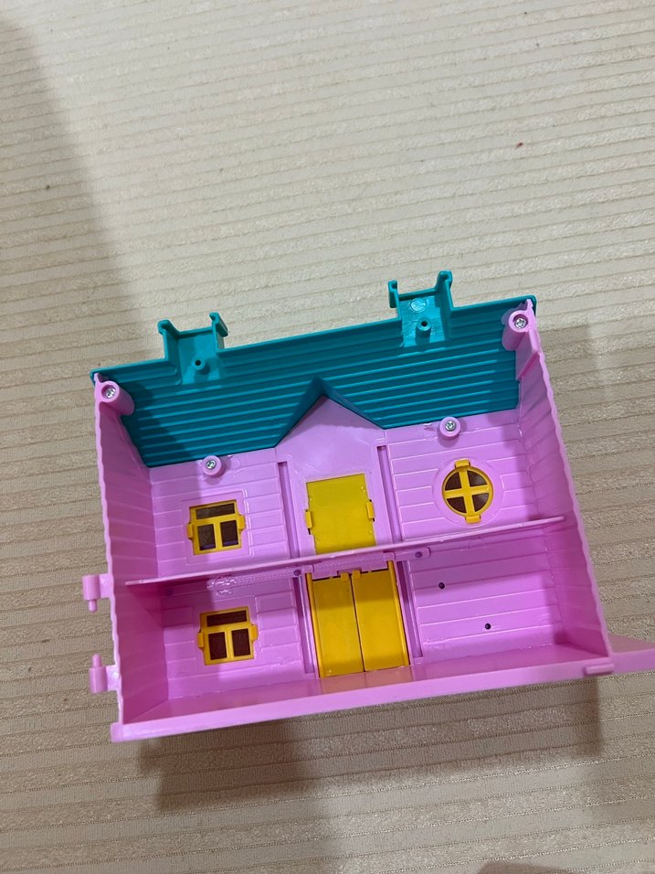 Pastel Renkli Pembe Oyuncak Ev - Görsel 3