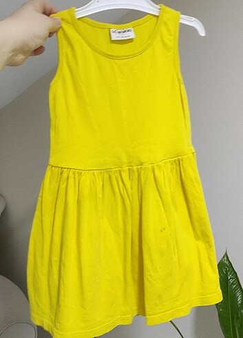 4 Yaş Beden Sarı elbise 