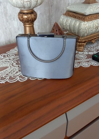 Gri Vintage Kadın Çanta