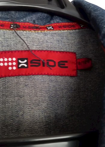 Düğmeli Nakışlı Koyu Mavi Kadın Kot Ceket 8ve 9 yaş - Görsel 5