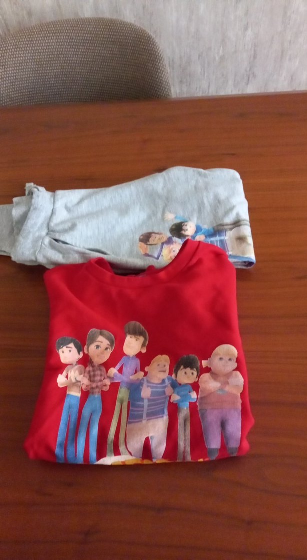 Gri Baskılı Erkek Çocuk Eşofman Altı takim - Görsel 4