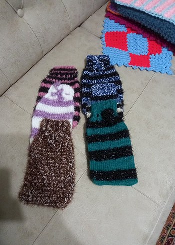 Renkli Banyo Süngerleri lifler el örgüsü Tanesi 50 tl - Görsel 5