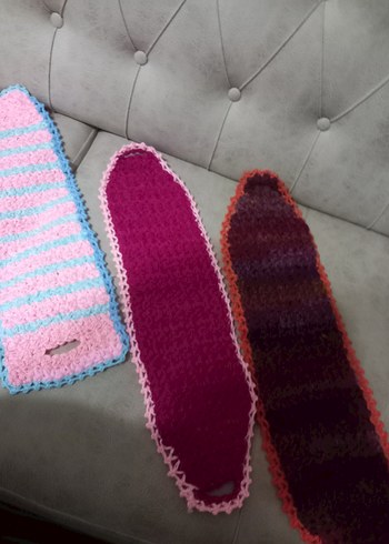 Renkli Banyo Süngerleri lifler el örgüsü Tanesi 50 tl - Görsel 3