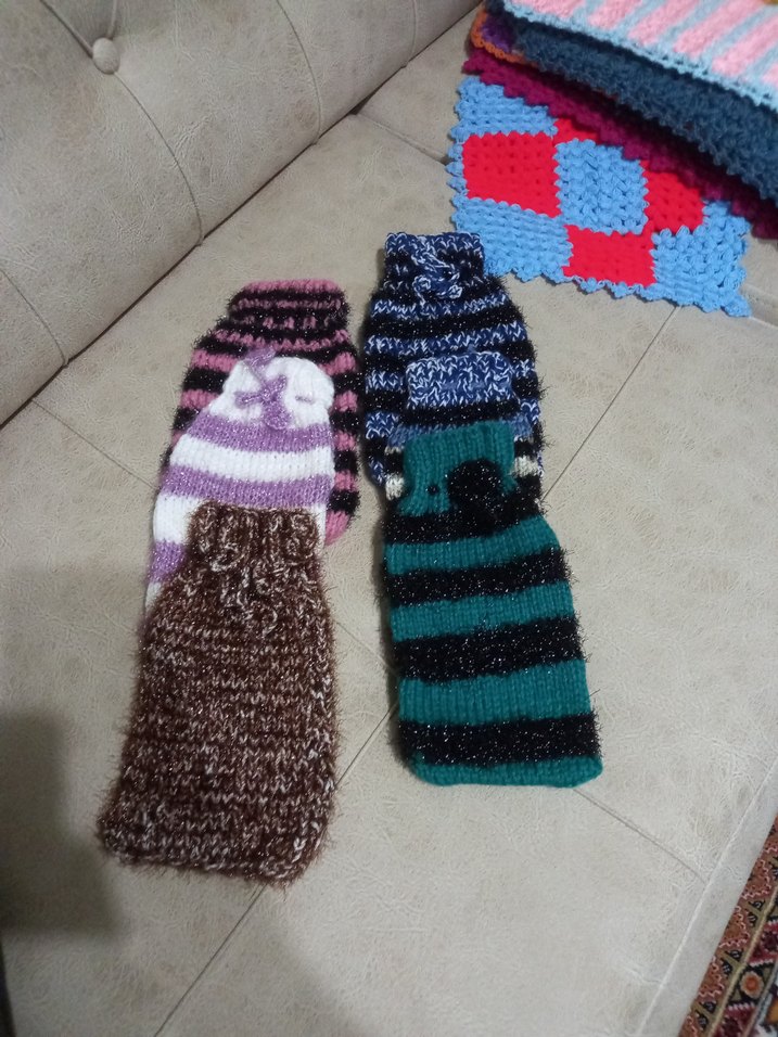 Renkli Banyo Süngerleri lifler el örgüsü Tanesi 50 tl - Görsel 5