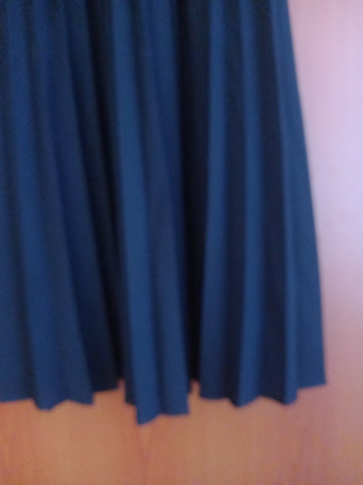 Kadın Siyah Pilili Uzun Etek - Görsel 4