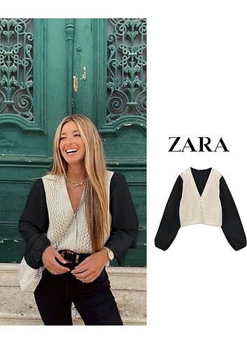 Zara Model Pamuk Bluz 