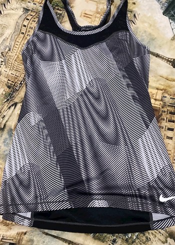 Nike Gri Desenli Spor Atlet