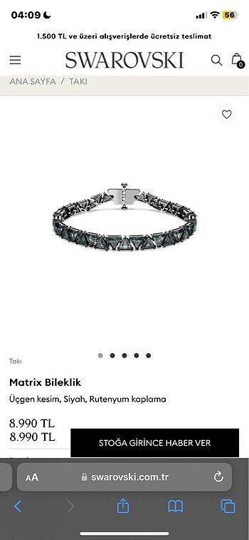 Swarovski Bileklik