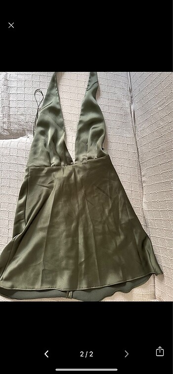 Zara Zara Saten Elbise