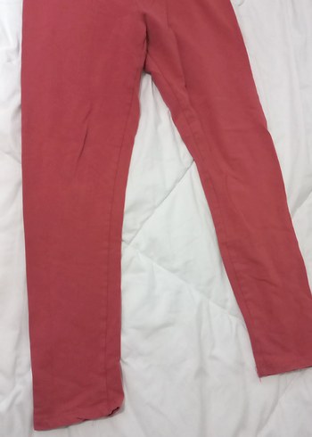 Kız Çocuk Pastel Kırmızı Tayt - Görsel 2