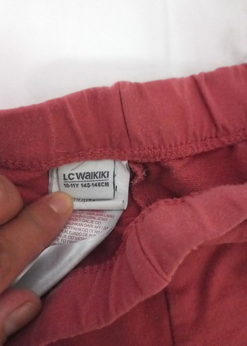 Kız Çocuk Pastel Kırmızı Tayt - Görsel 4