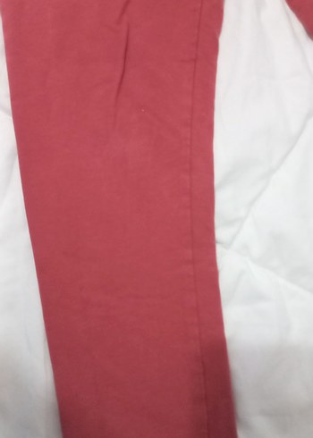 Kız Çocuk Pastel Kırmızı Tayt - Görsel 3