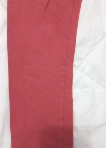 Kız Çocuk Pastel Kırmızı Tayt - Görsel 7