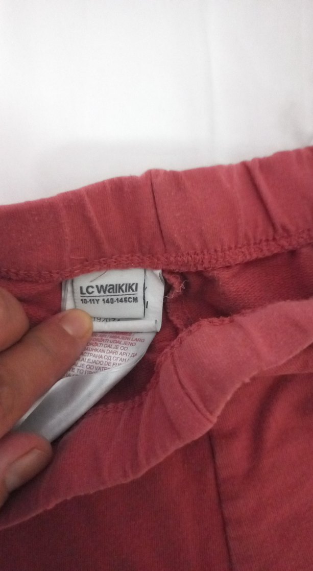 Kız Çocuk Pastel Kırmızı Tayt - Görsel 4