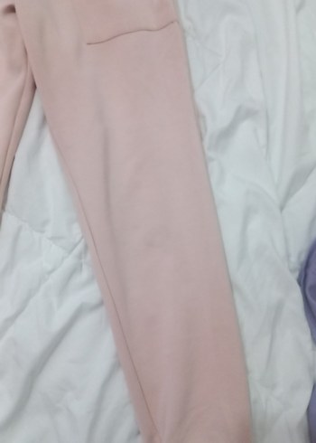 Kız Çocuk Pudra Rahat Kesim Pantolon - Görsel 3