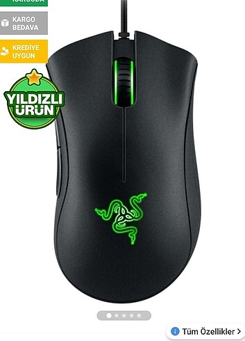 RAZER DEATHADDER ESSENTIAL OYUNCU MOUSE 