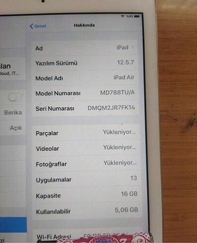  Beden İpad air